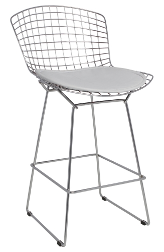 BANQUETA BERTOIA - Assento Branco